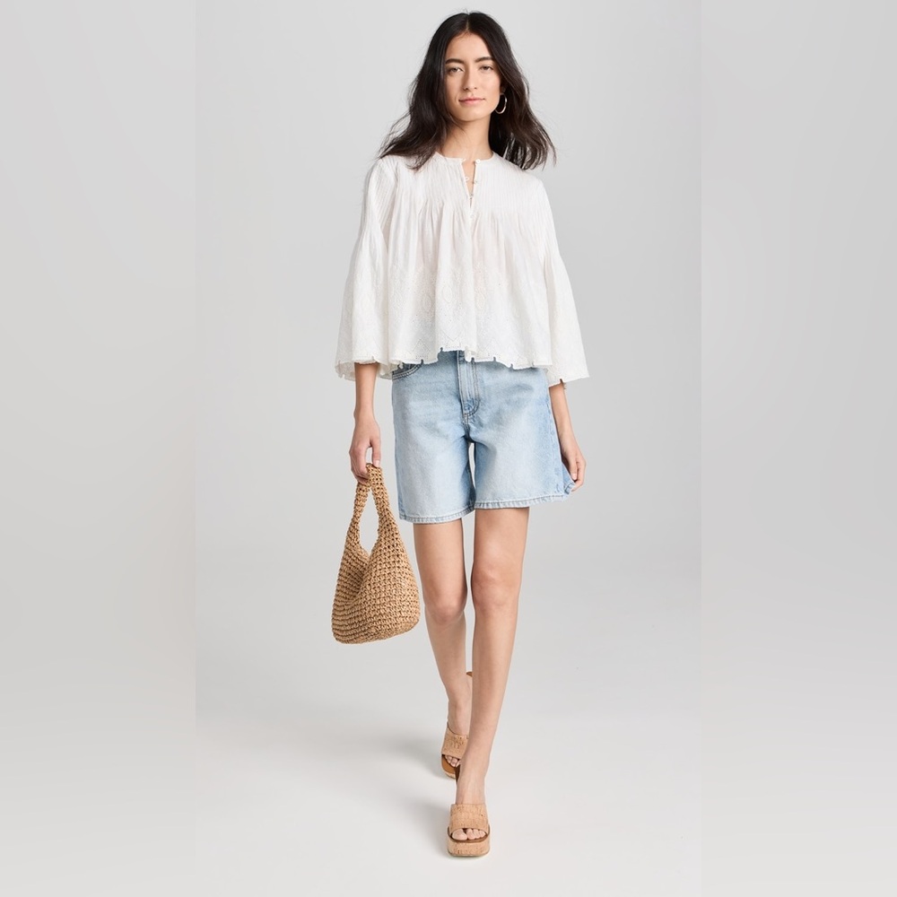 Veronica Beard White Blouse size 4